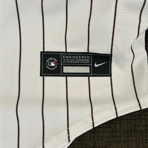 Nike Authentic San Diego Padres Manny Machado #13 Baseball Jersey Men’s Sz: L - Picture 8 of 9